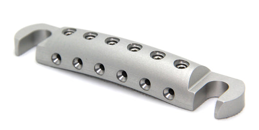 Angled close up view of inexpensive lightweight aluminum stopbar upgrade
